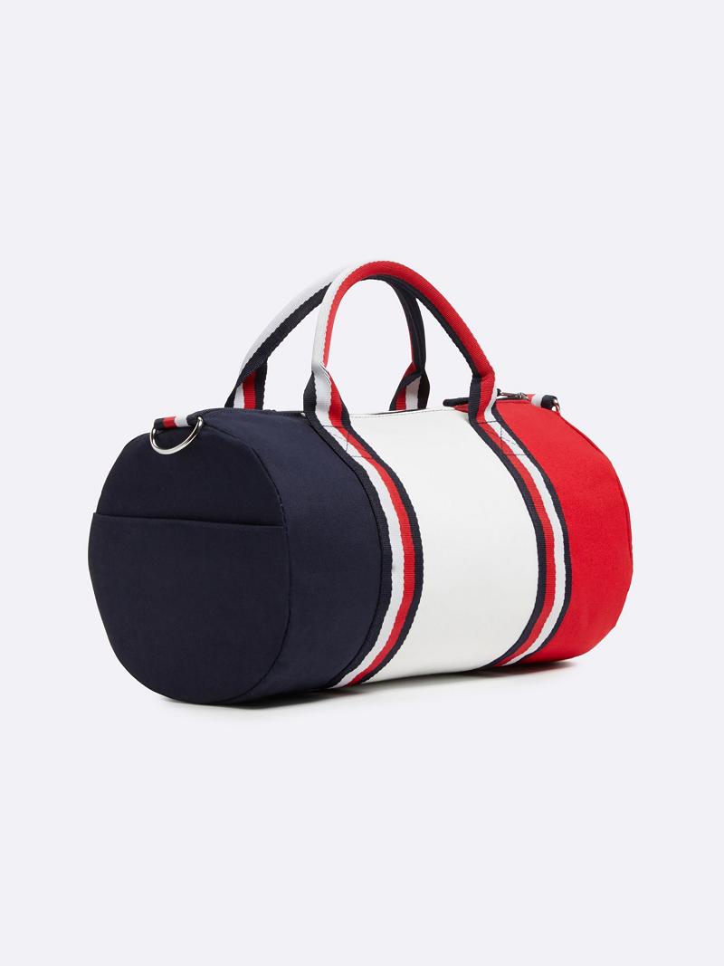 Fiú Tommy Hilfiger Patriot Duffle Táska Kék Fehér Piros | HU 2354DFM